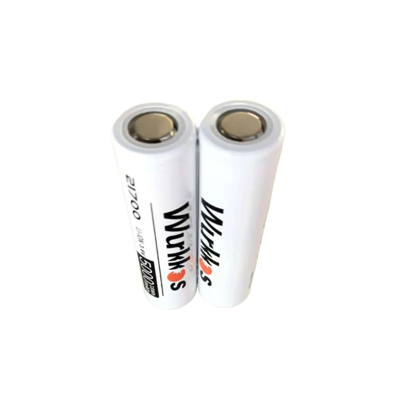 Wurkkos 21700 5000mAh 충전식 리튬 배터리 3C 15A 플라스틱 손전등 포함