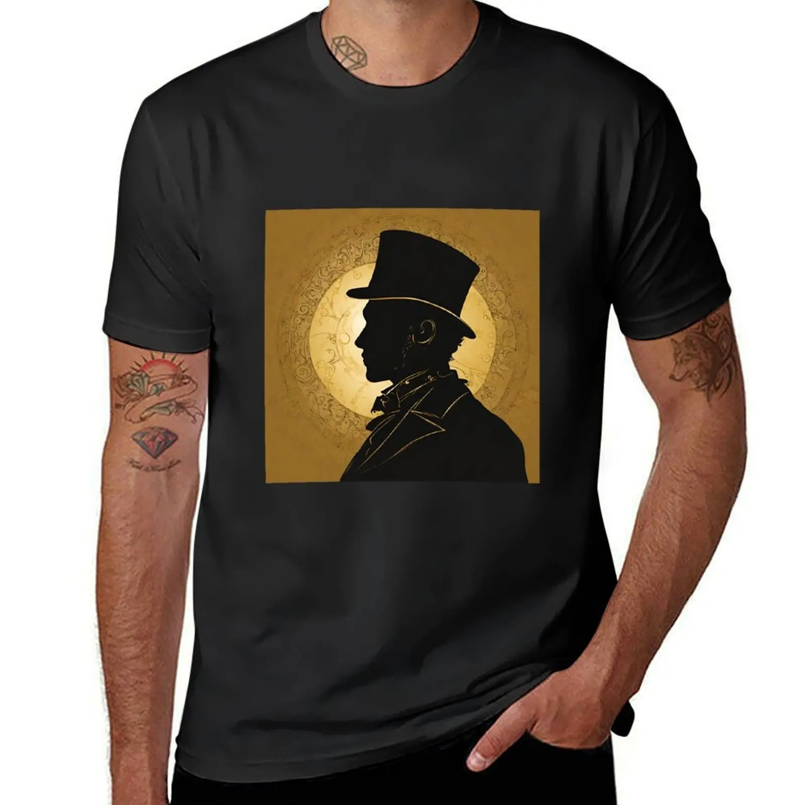 

Steam Punk Gentleman T-Shirt for a boy kawaii clothes graphics plus size tops plain t shirts men