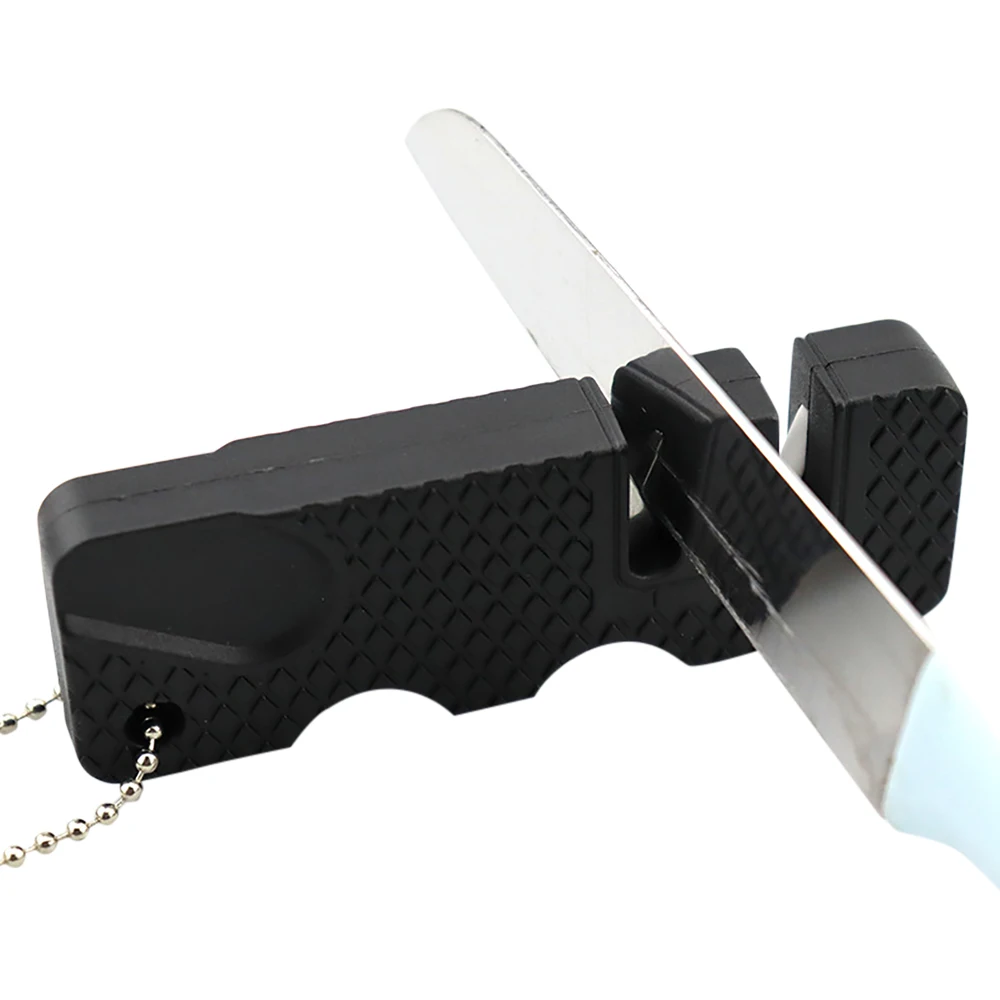 Mini Knife Sharpener Pocket Ceramic Sharpen Diamond Tool  Sharpen Gears Fish Hook Carbide Knife Whetstone Outdoor Multi Tools