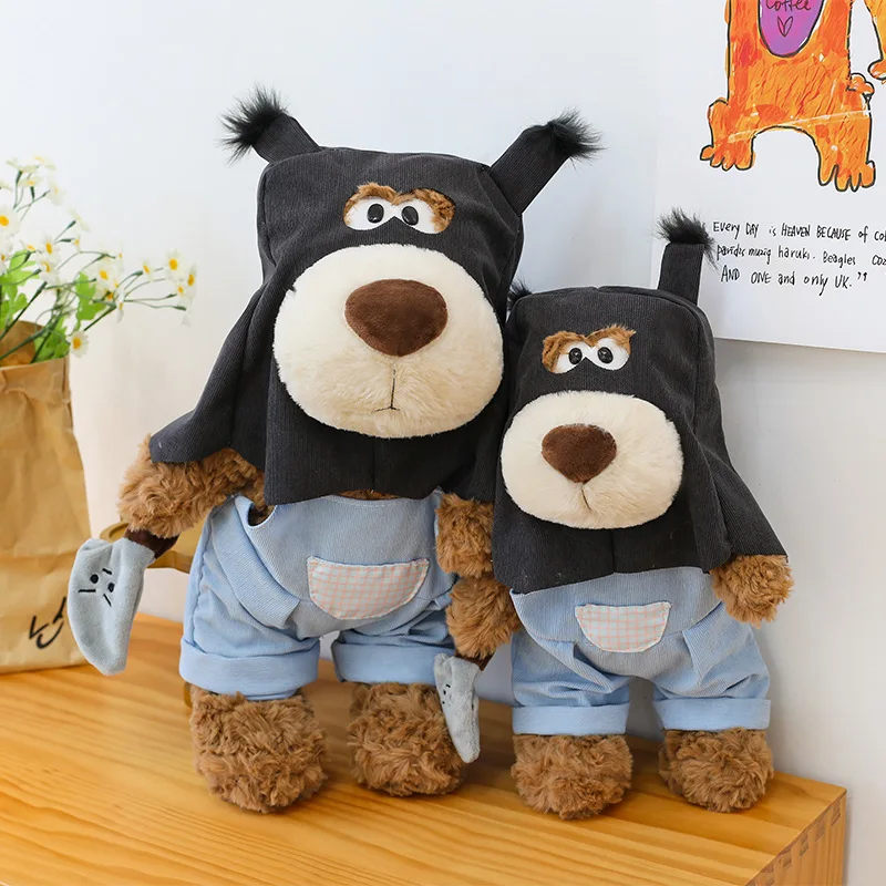 Perro de peluche Kawaii, muñeco de peluche, cachorro portátil, almohada para dormir, regalo de cumpleaños y Navidad para niños, venta al por mayor