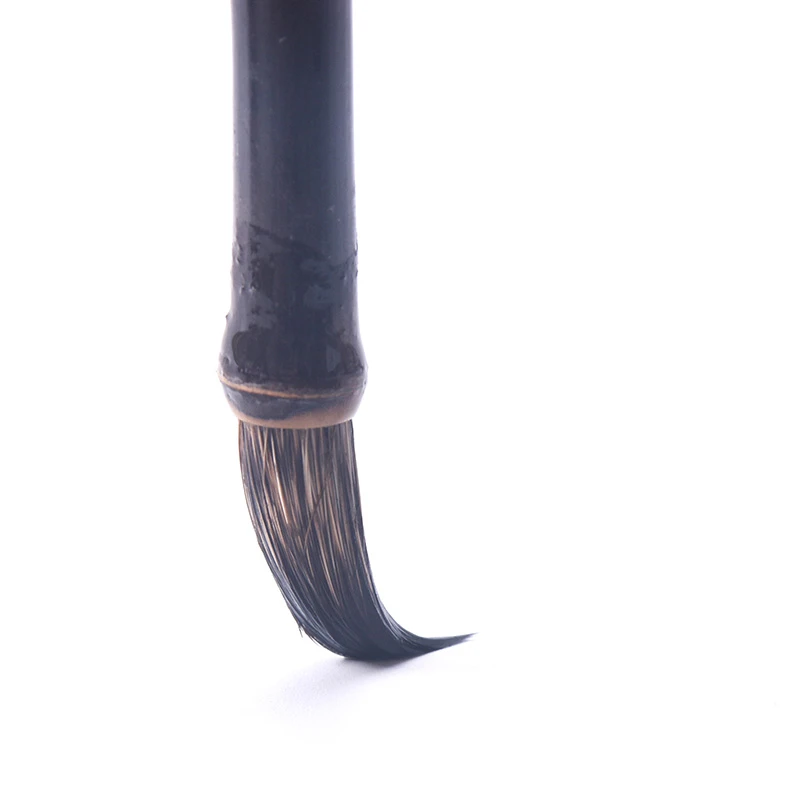 Purple Rabbit Hair Brush Chinese Calligraphy Brush Pen Bamboo Regular Script Running Cursive Fine Line Drawing Brush Stationery