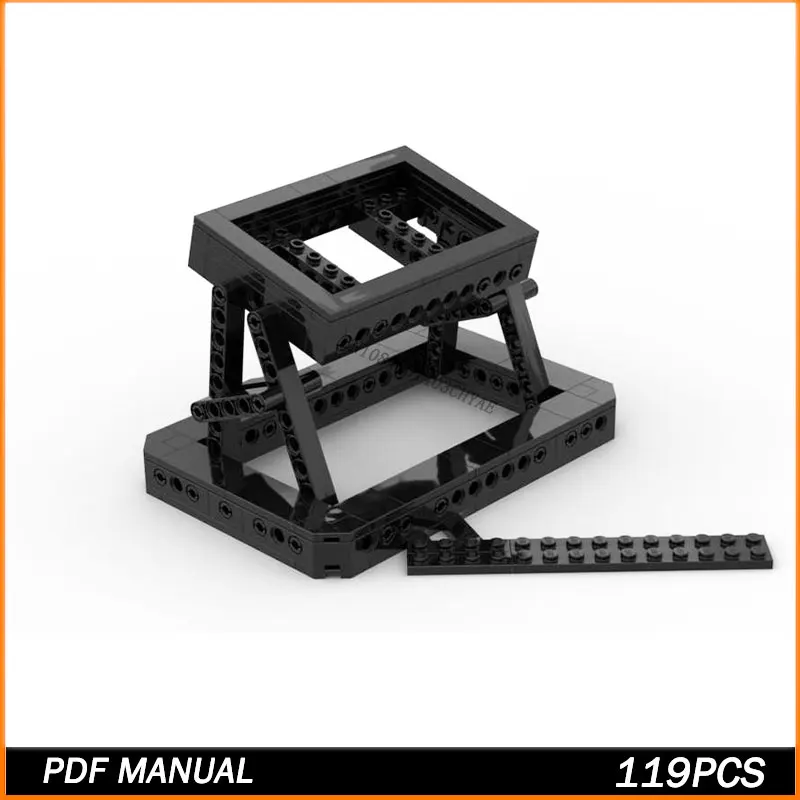 

НОВЫЙ 119 шт., игрушка-конструктор мелких частиц MOC-110394 10300, машина времени «Назад в будущее», индивидуальная подставка, сделано в Китае