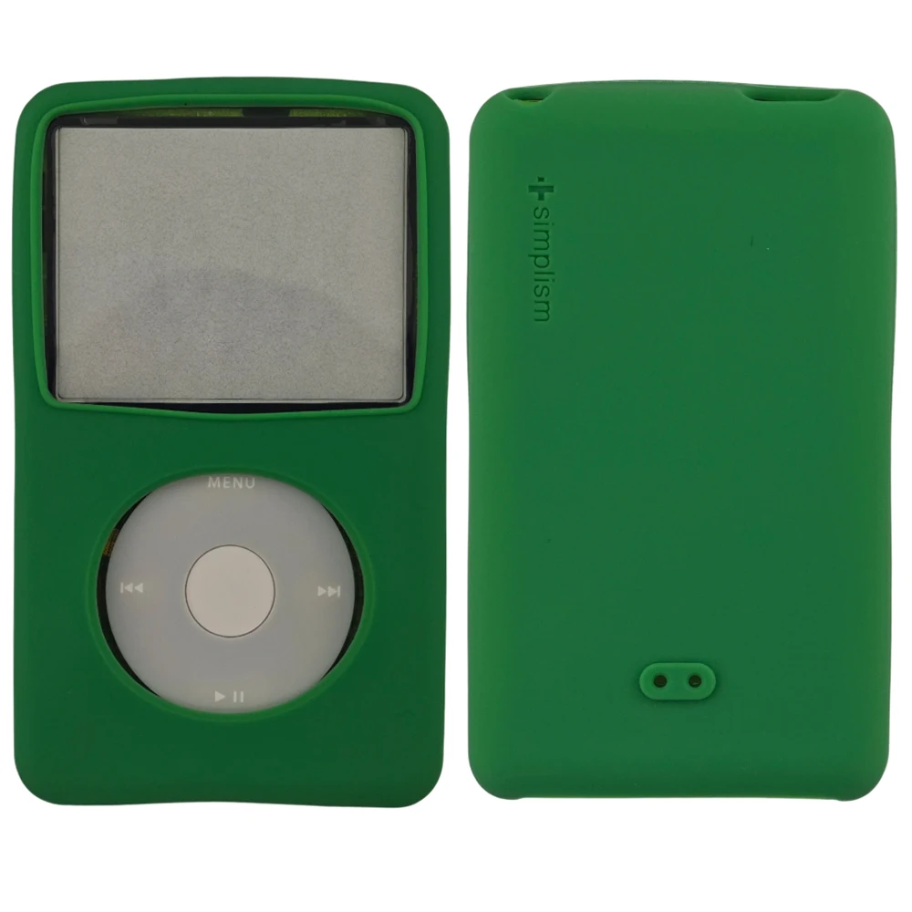 Weiche Silikon-Schutzhülle für iPod Video 5. Generation 30GB, 6. und 7. Generation Classic 80GB, 120GB, dünn 160GB, 10,5mm dick – Detail 4