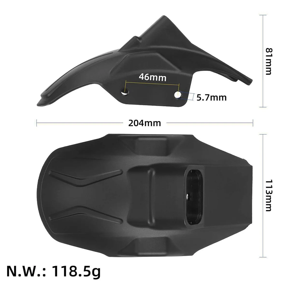 

AA85 E-Scooter Mudguard Kit for G2 Master Front Rear Protective Shell Mudguard Cover