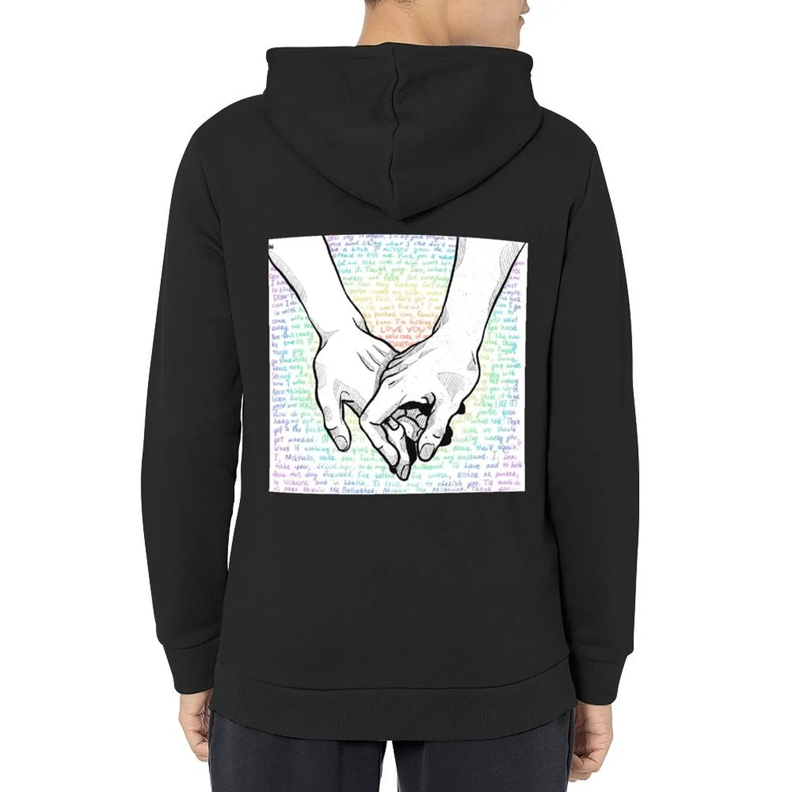 

Words of Love - Digital - Gallavich Hoodie hooded shirt men's clothes mens clothing fashion men men's hoodie sweatshirt