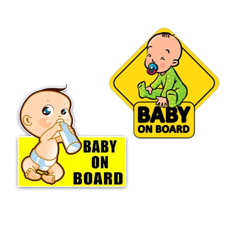 Decal Sticker Motorcycle Baby On Board Pattern DIY Combination