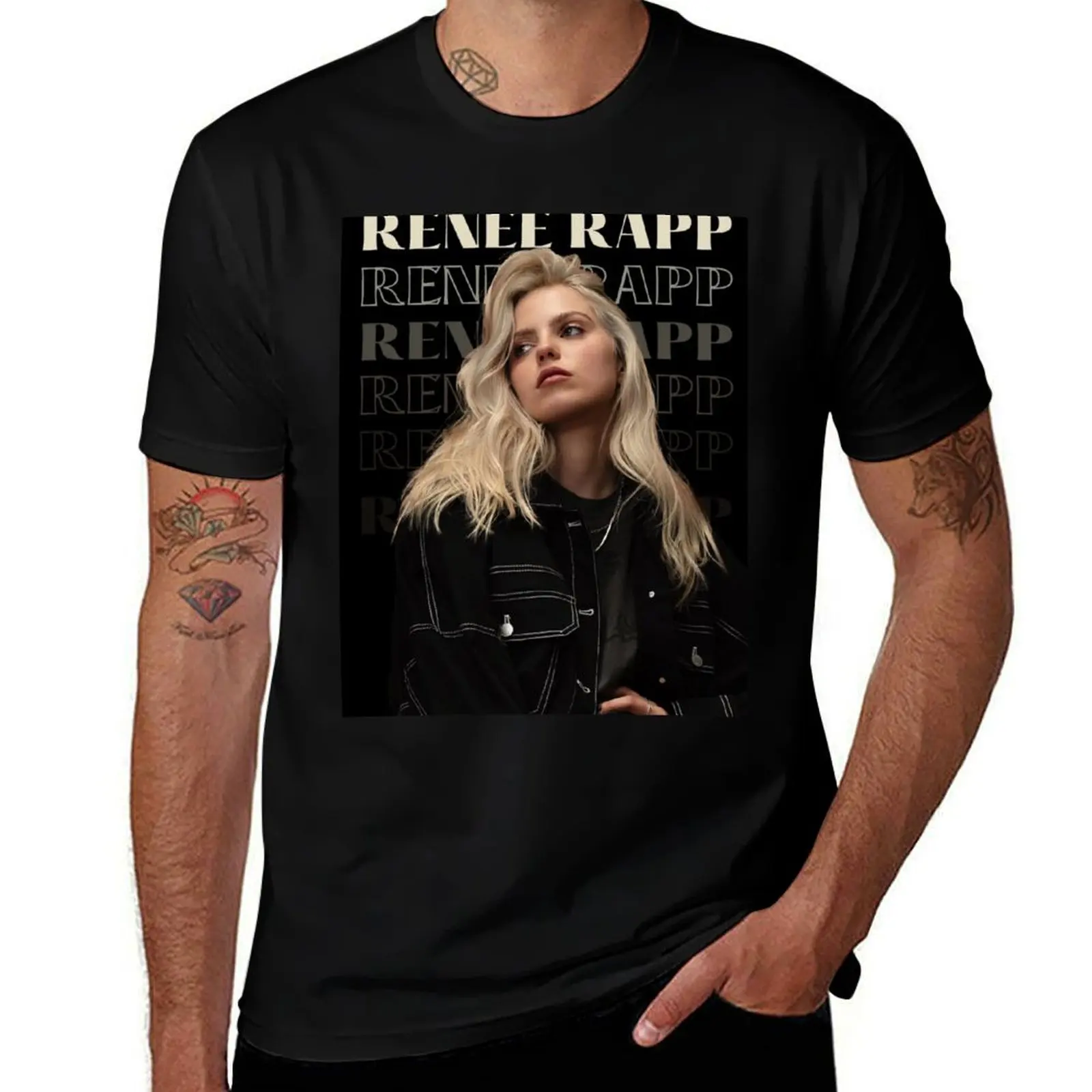 Renee Rapp T-Shirt Athletic Fit Sports Short Sleeve Top T-Shirt