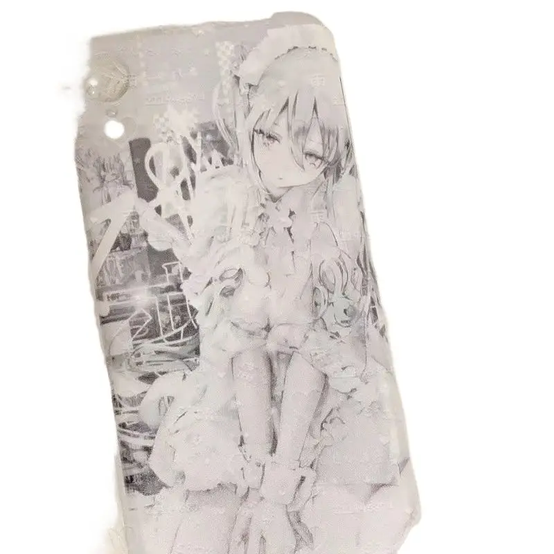 جراب هاتف للفتيات مطلي بالفضة ، ثقافة فرعية هزلية ، غطاء صلب عالي الدقة لامع للآيفون 16 ، 15 ، 14 ، 13 ، 12 ، 11 برو ماكس ، XS ، XR ، XS Max ، 6 ، 7 ، 8 زائد #4