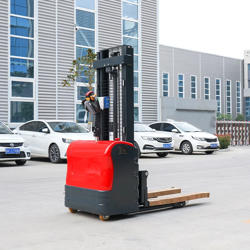 YG Manual Hydraulic Warehouse Stacker 1500kg 1.6m Lift Height Pallet Forklift Equipment