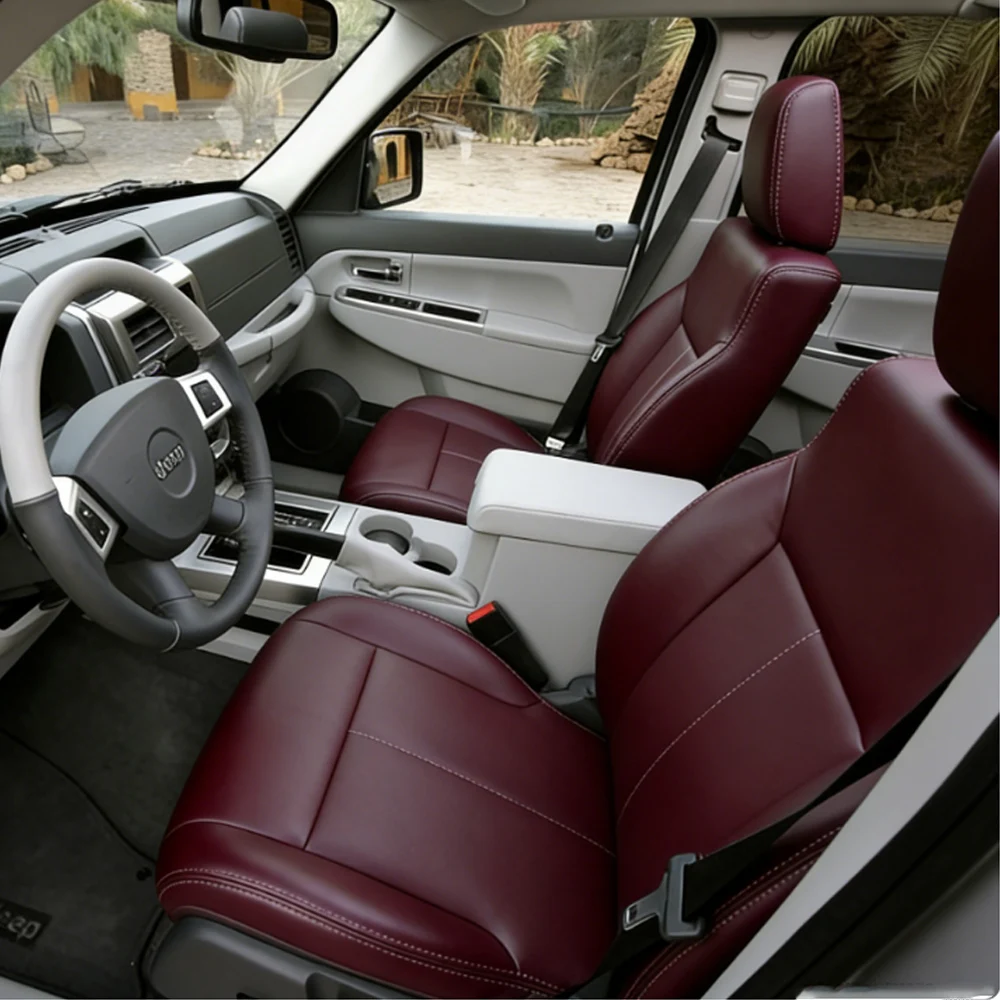 

Car Special Seat Cover For Jeep Grand Cherokee‌ 2007 2008 2009 2010 PU Leather Cushion Protective Pad Auto Seat Covers