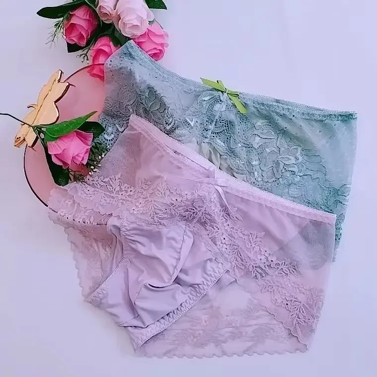 Męskie miętowe stringi koronkowe na żywo pokaz taniec DJ klub prywatna impreza FKK grupa LGBT Harajuku