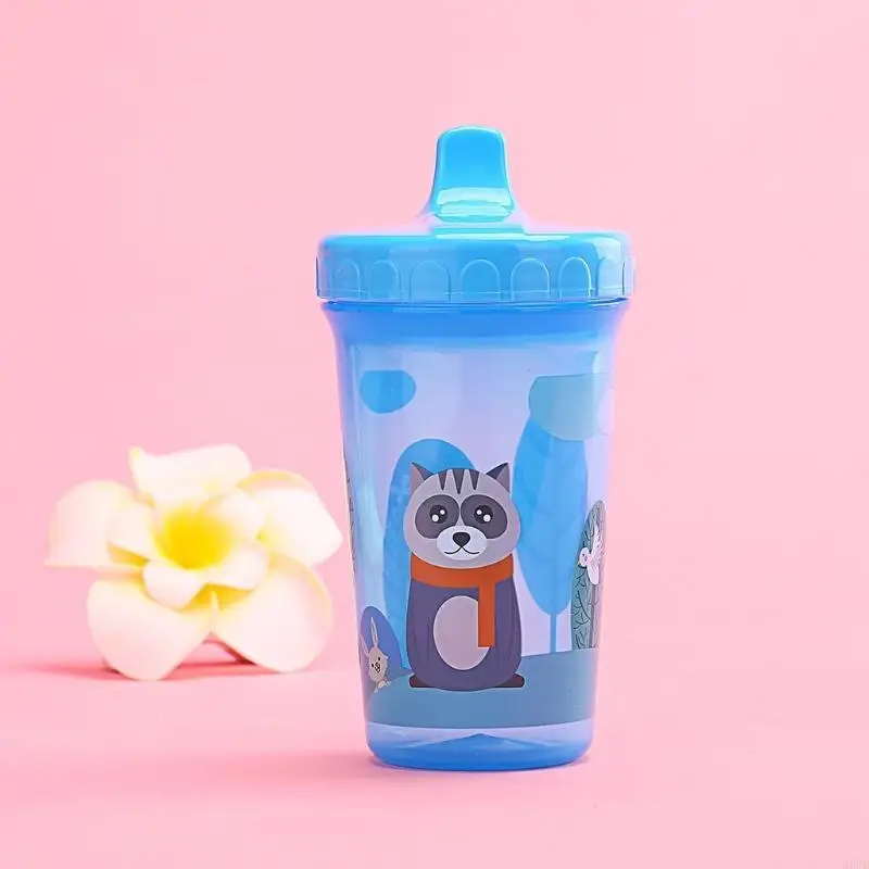

Leak-proof Racoon Bunny Pattern Children Baby Infant Leak Proof Cup 300ml