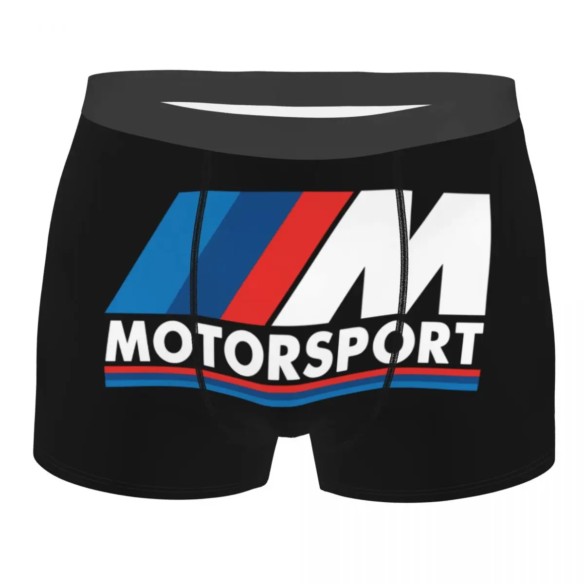 Custom Male Fashion M Powers Underwear Motor Sport Boxer Briefs Soft Shorts Panties Underpants