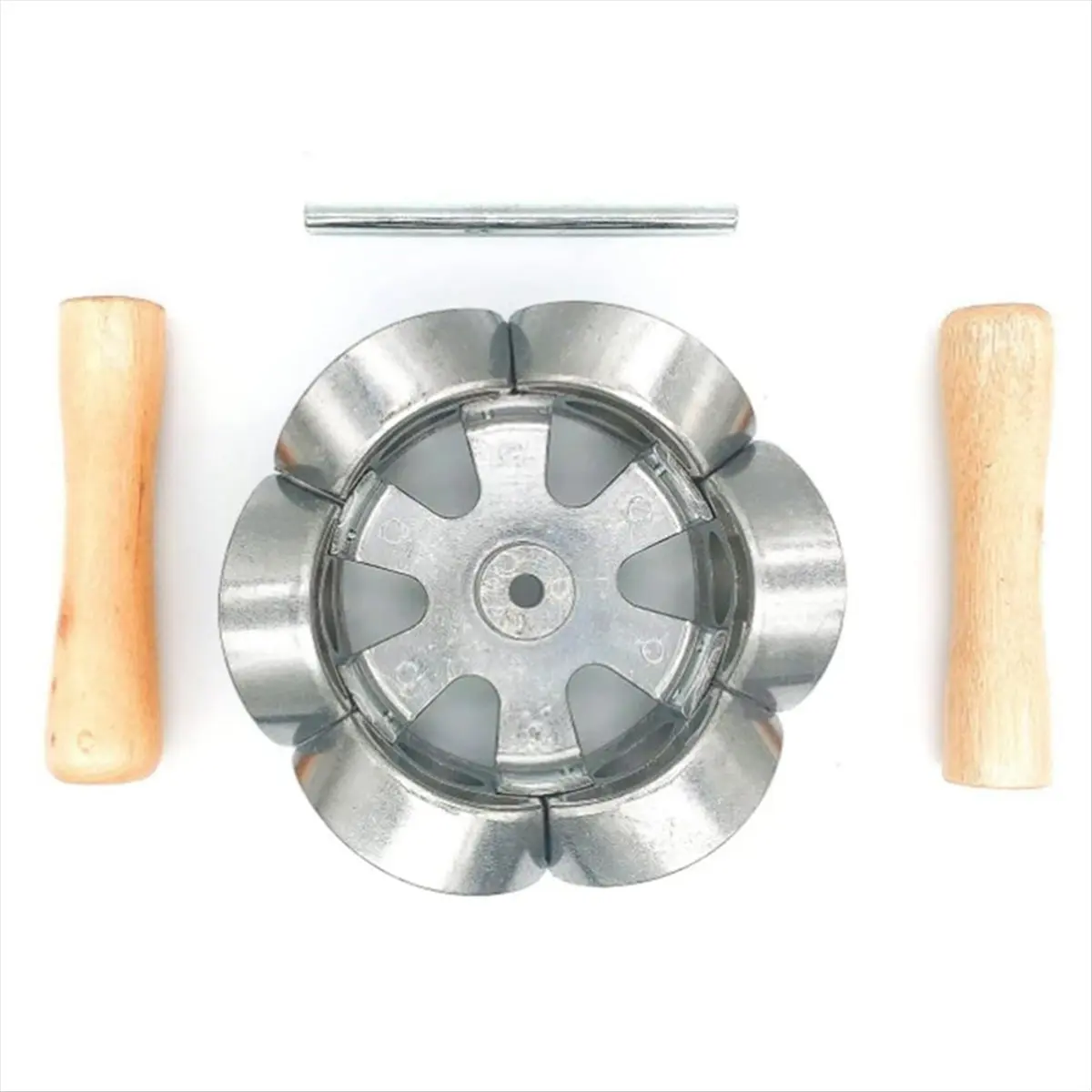 AT16 Donut Mold, Donut Cookie Cutter, 6 Cavity Non-Stick Donut Cutter Cookie Mold, Professional Baking Dough Tools