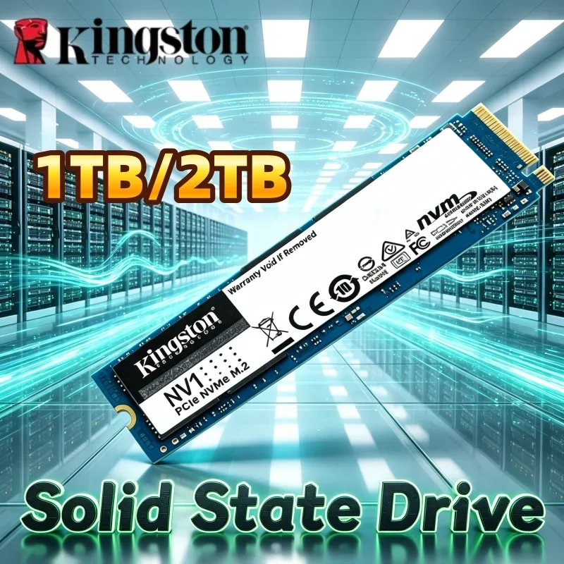 SSD Kingston NV1 M.2 2280 NVMe PCIe 250GB 500GB 1TB, Unidade de Estado Sólido Interna de Grande Capacidade para Notebook e Computador de Mesa
