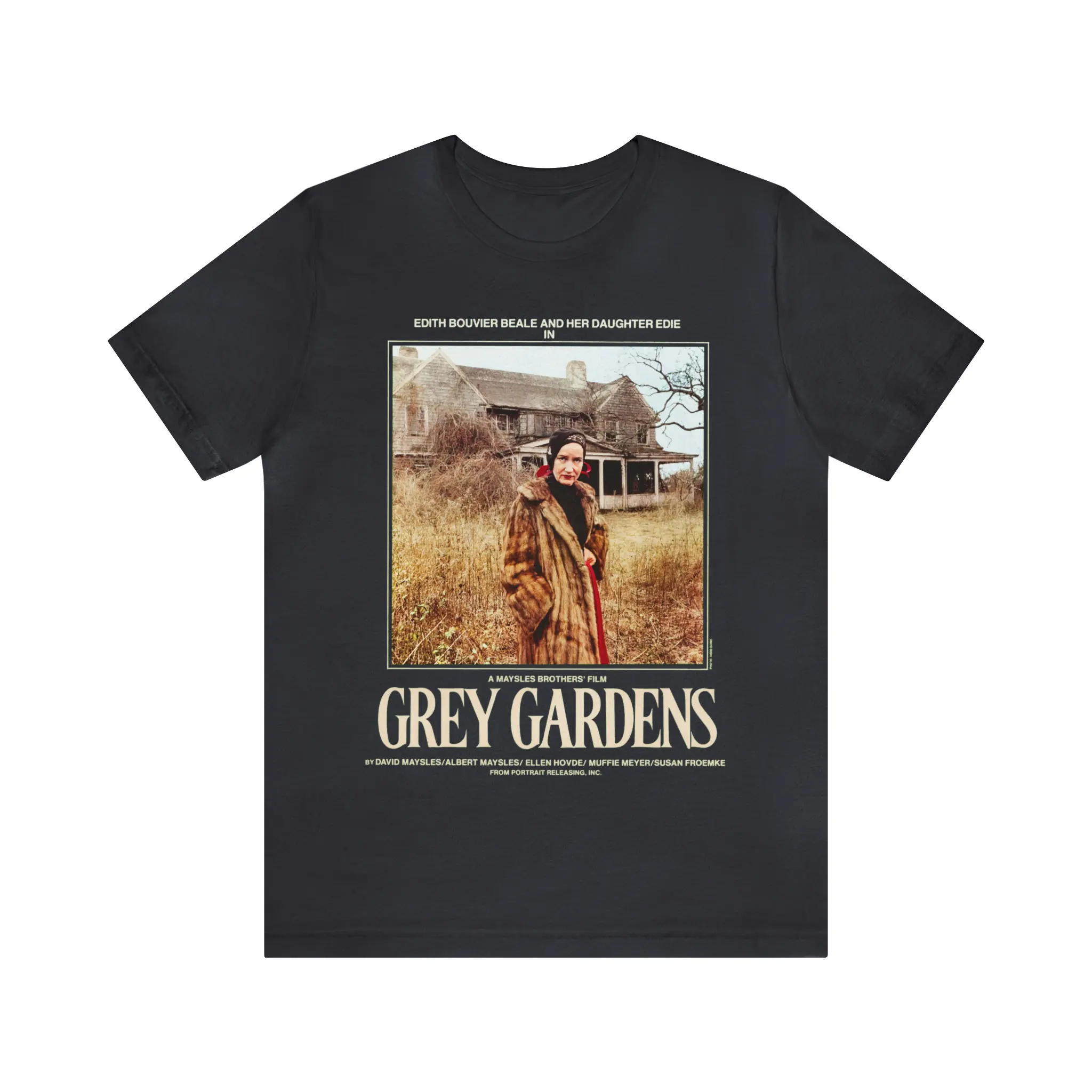 Grey Gardens 1975 Promo Edie Edith Bouvier Beale T shirt