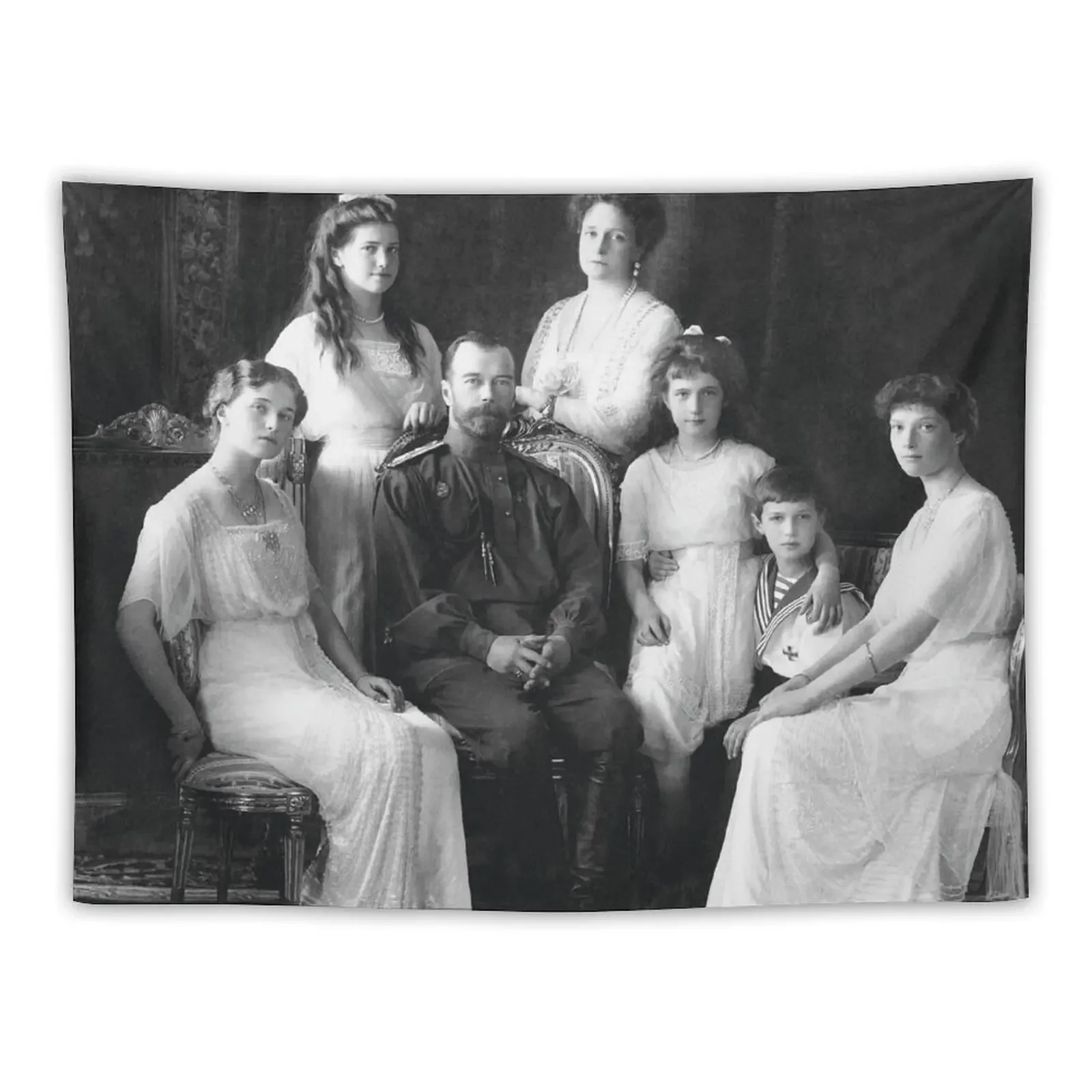 

Russian Imperial Family, House of Romanov (1913) Tapestry For Bedroom Wall Hanging Wall Tapestry