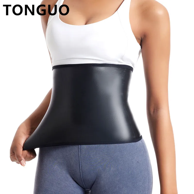 

Women's Tummy Control Waist Slimming Belts, Faux Leather Waist Trainer, Body Shaper, Corset Belly Sheath, Tummy Trimmer, Cincher