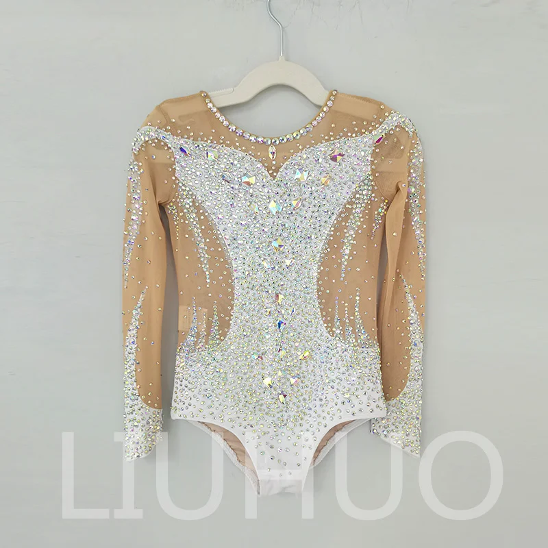 

LIUHUO Rhythmic Gymnastics Leotard Competitive Cheerleading Performance For Children