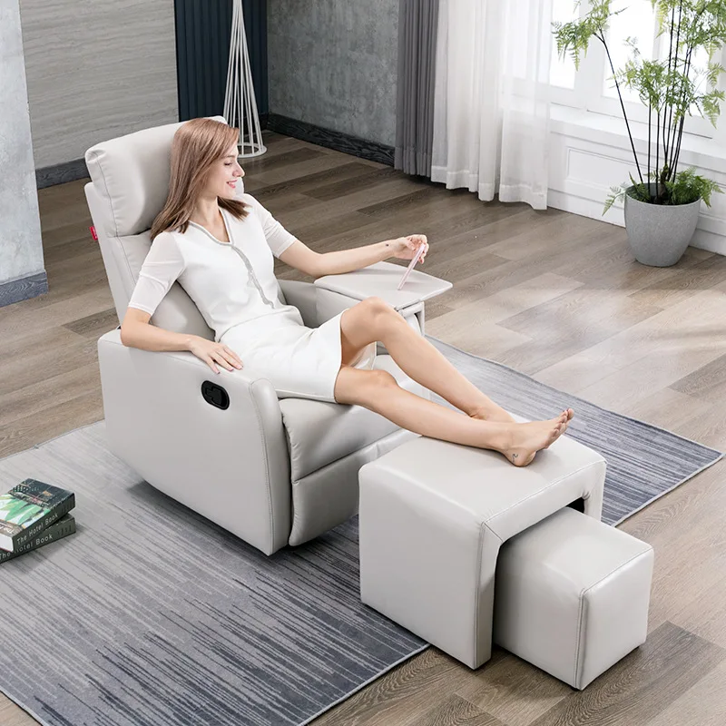 First class, space capsule, sofa, single shake, technical fabric, manicure, eyelashes.