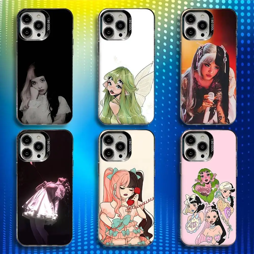 

M-Melanie M-Martinez Phone Case For iPhone 17,16,15,14,13,12,X,8,Pro,Max,Plus,E,SE4,Air,Mini IMD Matte Black
