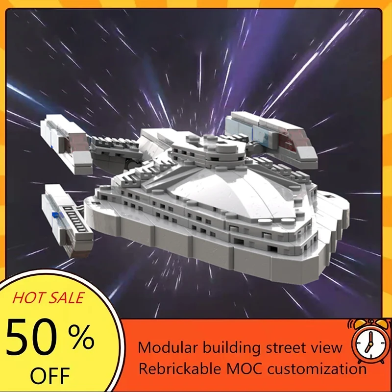 

640PCS Popular Space War Movie Model MOC Building Bricks Spaceship Modular Technology Gifts Holiday Assemble Children Toy Suit