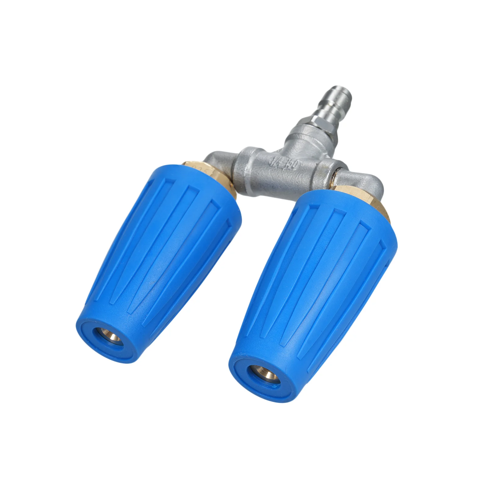 Pressure Washer Turbo Nozzle, 360° Rotating Dual Turbo Nozzle with 1/4'' Quick Connector 2.0 Orifice 4-6 GPM 4000 PSI