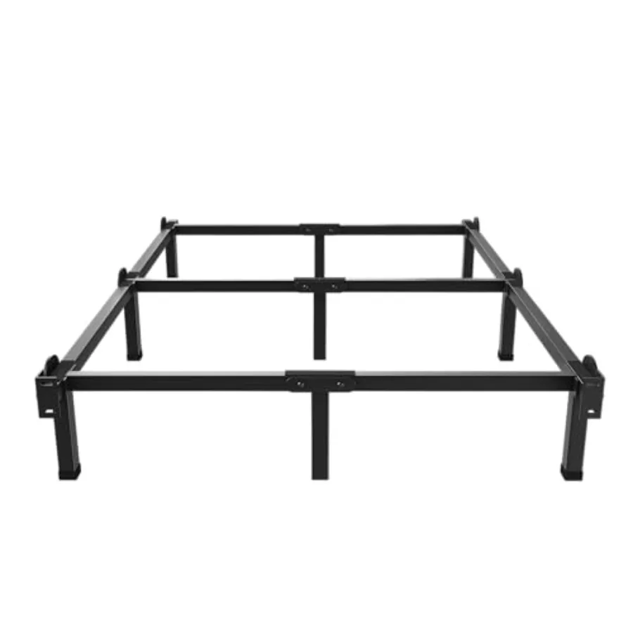 

Metal Bed Frame 9-Leg Bed Base 8 Inch Support for Box Spring and Mattress Set Easy Assembly