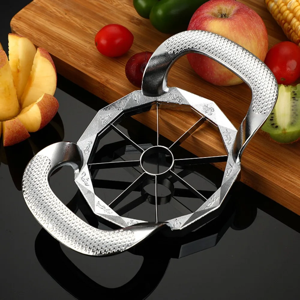 

304 Stainless Steel Fruit Slicer Non-slip Handle Thickened Fruit Divider 8/12 Grids Household Fruit Corer Kindergarten