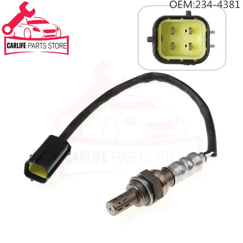 234-4381 2344381 Downstream Lambda O2 Oxygen Sensor for Nissan Altima L4 2.5L 2007-2013 NV2500 NV3500 5.6L Infiniti QX80 QX56