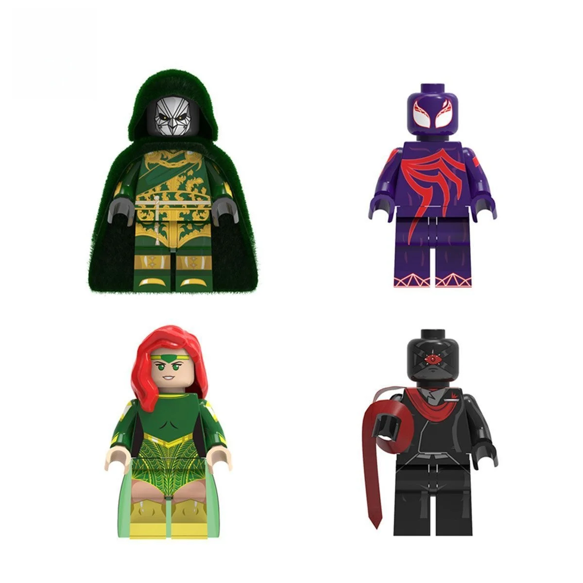 

New 4.5CM Hellfire Gala Series Movie Figures Doctor Spider Grey Cyclops Building Blocks Action Figure Mini Assemble Toys