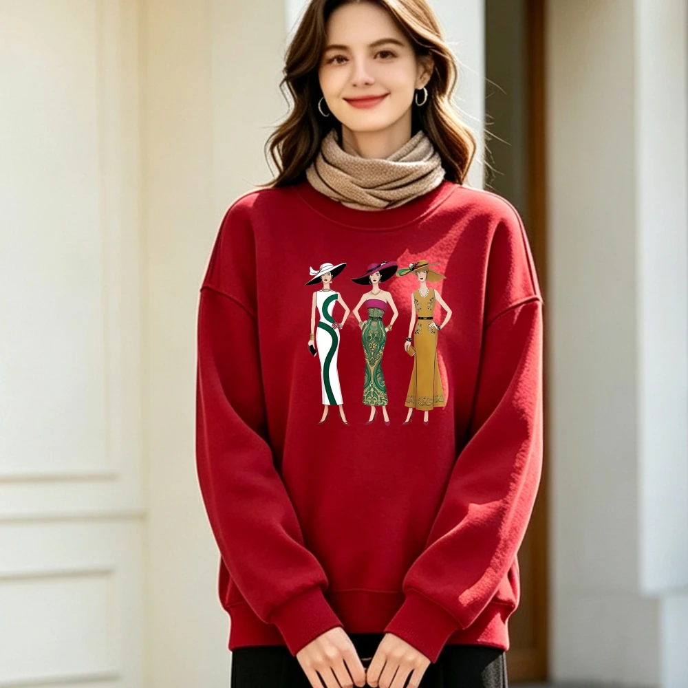 Elegant Art Vintage Letter Print Women'S Essential Round Neck Tea New Sweet Salt Apricot Womens Strange Loose & Slim Casual Tops