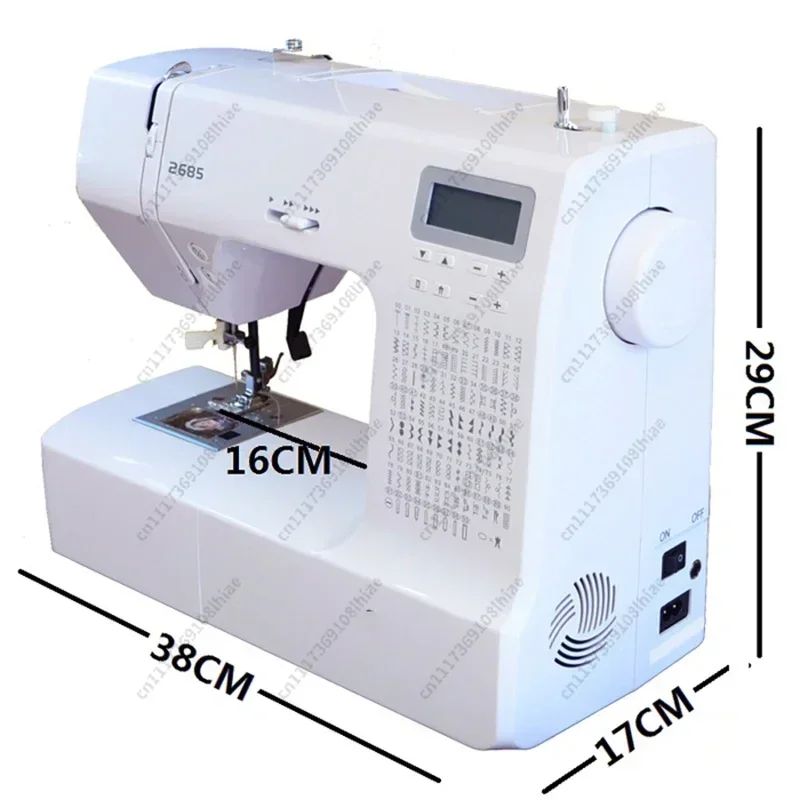 Sewing Machine 220V/36W Mute Thick Buttonhole Embroidery Sewing MachineMultifunctional Household Electric Lcd Display