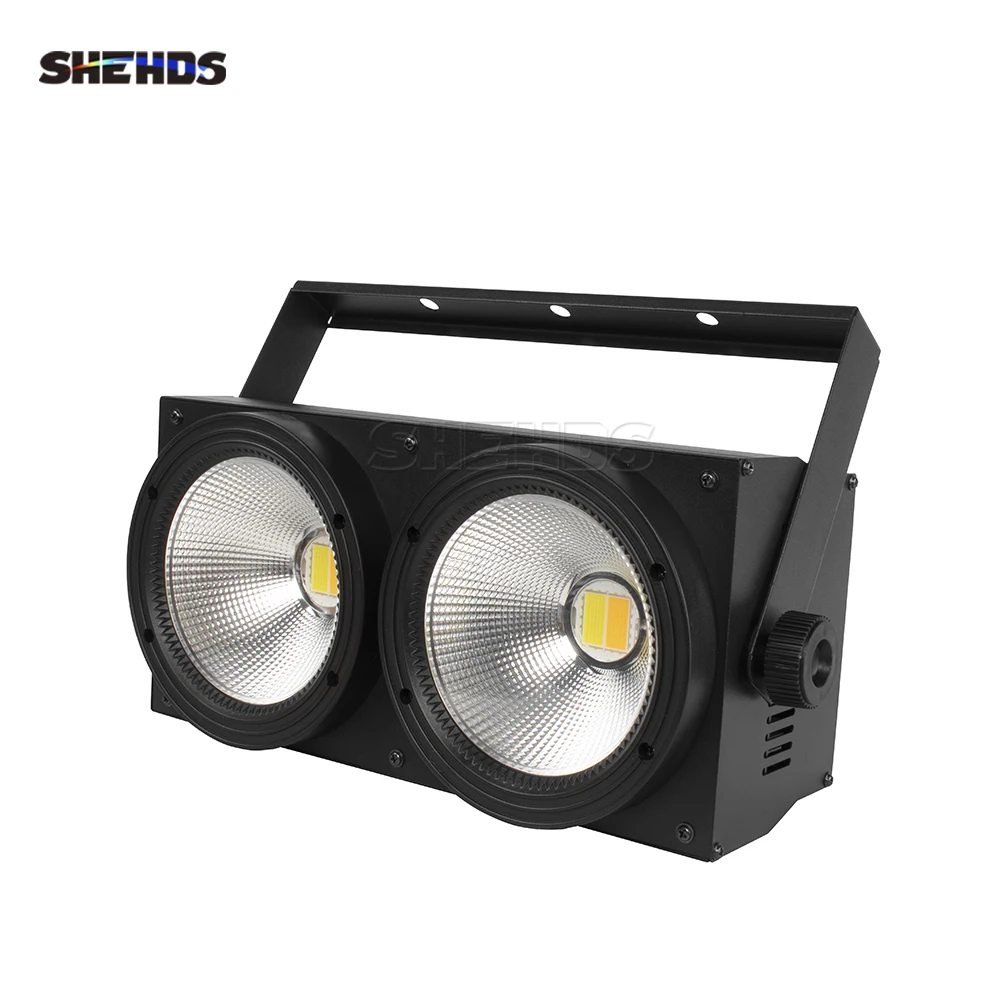 led cob olhos 2x100w iluminacao cegante dmx efeito de iluminacao de palco controlador dmx clube mostrar noite dj discoteca hehds iluminacao de palco 01