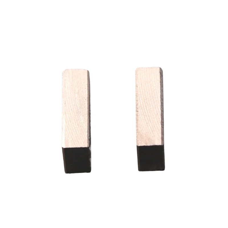Универсальная угольная щетка двигателя постоянного тока из высокой меди 6*12*20, износостойкие различные аксессуары для двигателей