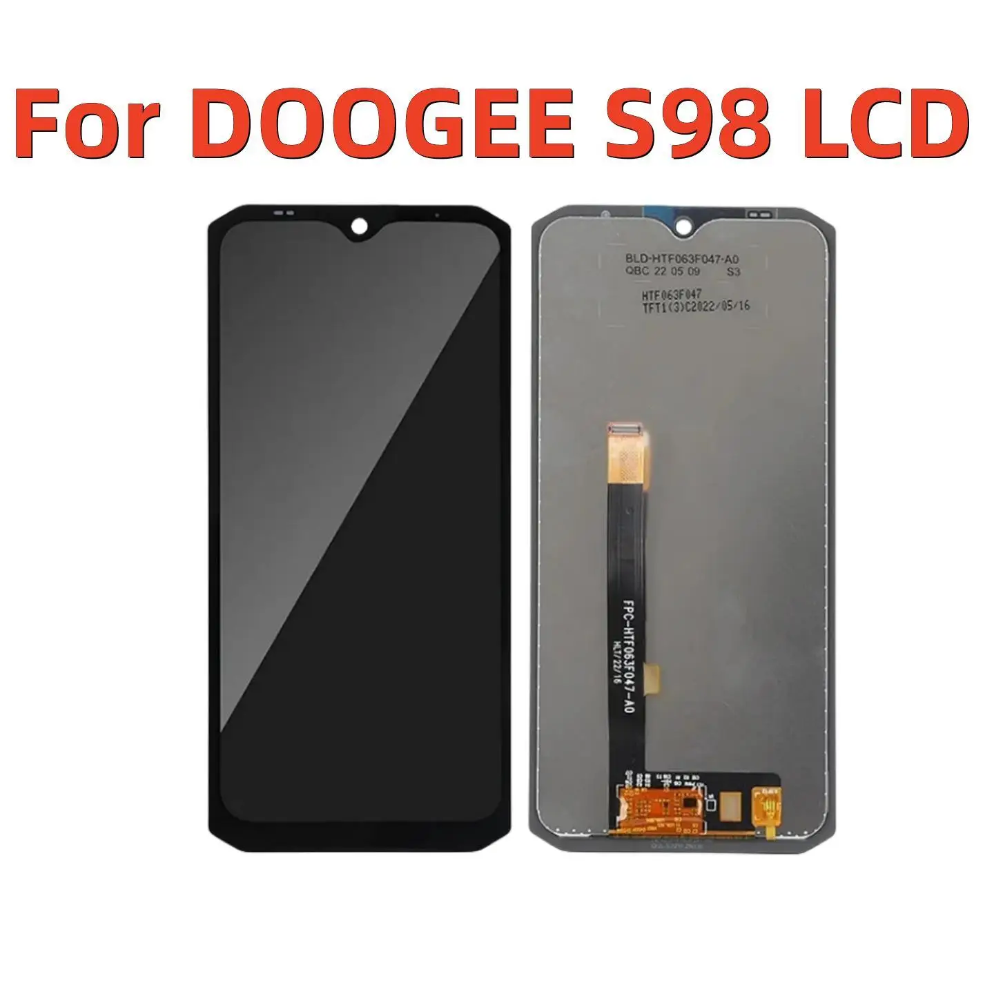 

For DOOGEE S98 LCD Display+Touch Screen Digitizer Assembly LCD+Touch Digitizer For s98 Replacement