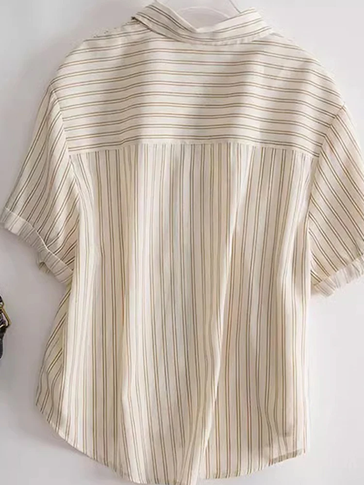 เสื้อชีฟองดีไซน์เก๋ไก๋สไตล์เกาหลี ทรงหลวม สบายๆ สำหรับผู้หญิง แฟชั่นใหม่ล่าสุด