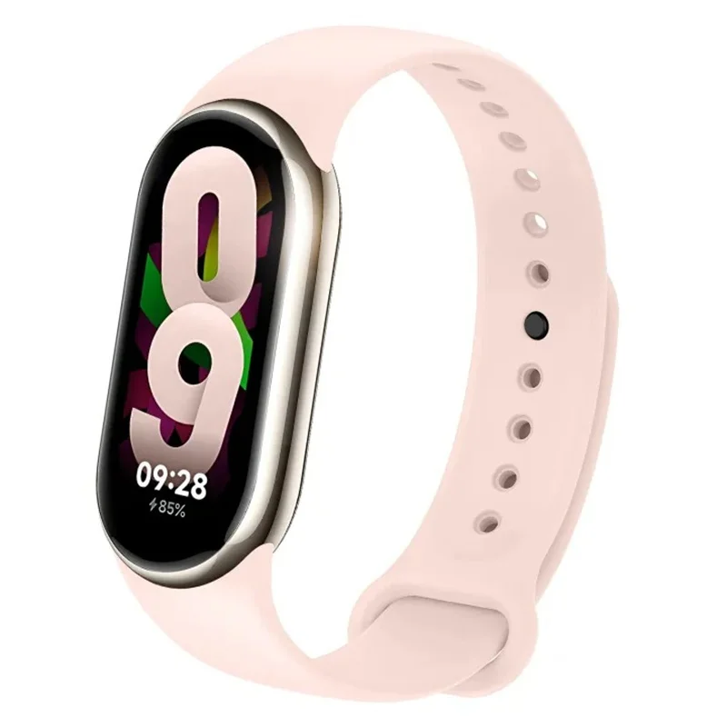 Silicone Bracelet for mi band 9 8 Strap NFC Accessorie Sport band Rubber SmartWatch Wristband belt correa xiaomi band 8 9 strap