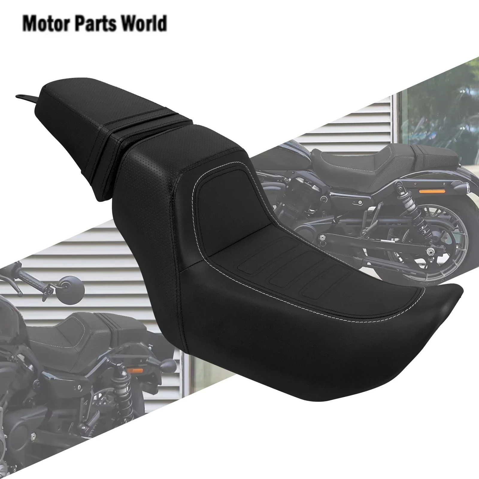 

For Harley RH975S Nightster Special 23-24 RH975 Nightster 22-24 Motorcycle Two-Up Driver Passenger Seat Front Rear Double Seat