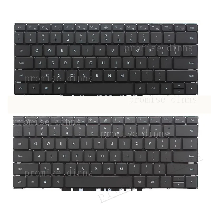 M  New For HuaWei MateBook 16S CREFG-XX 16 32 CREF-XX 16 Keyboard US BACKLIT ,Black