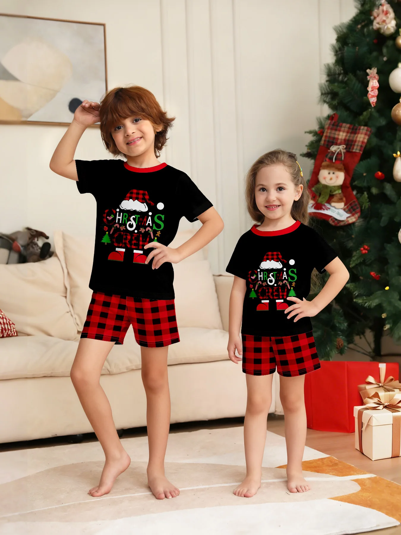 Set Piyama Keluarga Natal deng - Family Tree Print ulasan dan harga