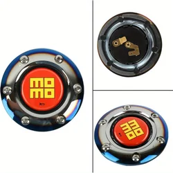 UNIVERSAL BURNT BLUE CAR HORN BUTTON STEERING WHEEL CENTER CAP