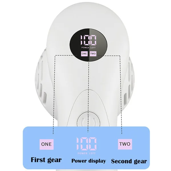 Automatic Foot File with Dust Suction 2-Speed Electric Callus Remover for Smooth Feet