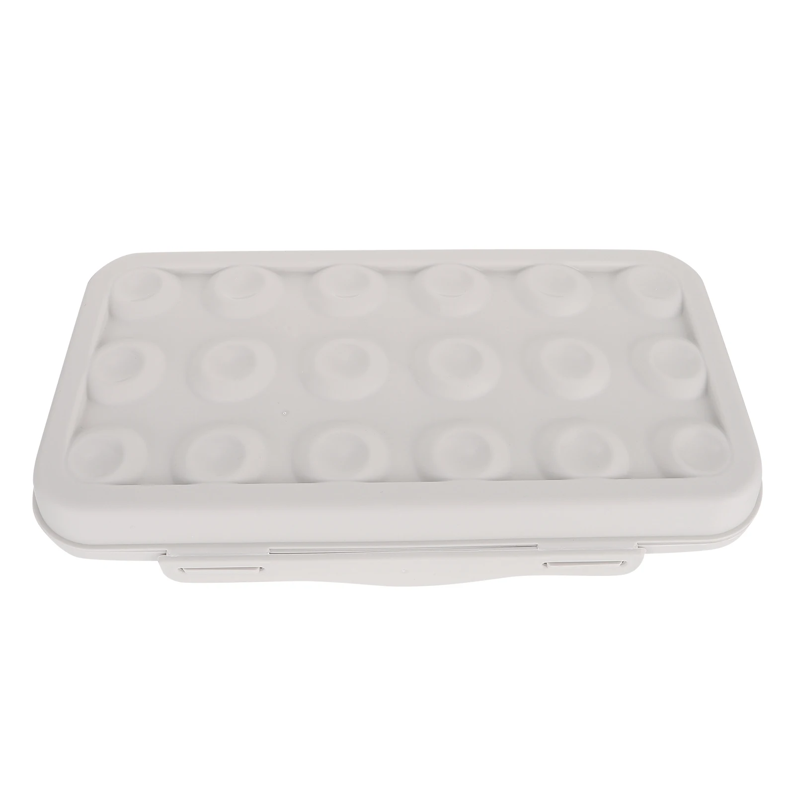 

Egg Storage Box Grey Multi grid Keeps ganized Practical Decorate Fridge Airtight Preservation Plastic Container Household