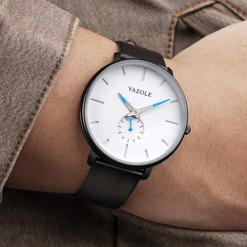 อุทัย BK129 นาฬิกาแฟชั่นและเรียบง่ายสําหรับผู้ชายกันน้ํา 30 เมตรนาฬิกาควอทซ์ส่องสว่างนาฬิกาธุรกิจนาฬิกาของขวัญสําหรับผู้ชาย