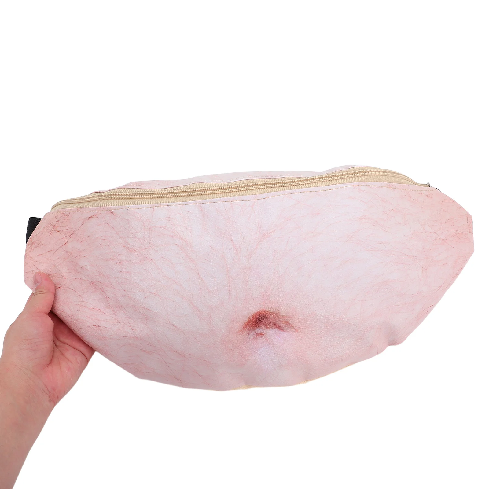 

AntiTheft WaistBag Design DurableCanvas PULeather AdjustableStrap TravelPurse FannyPack forWomen Men TheftProof