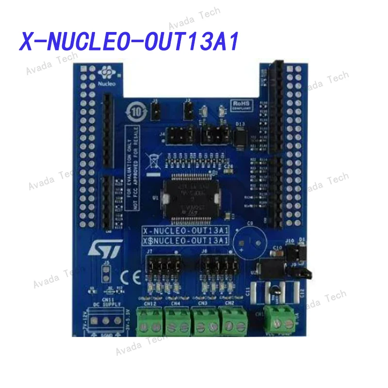 

Avada Tech X-NUCLEO-OUT13A1 Industrial digital output expansion board based on ISO808-1 for STM32 Nucleo