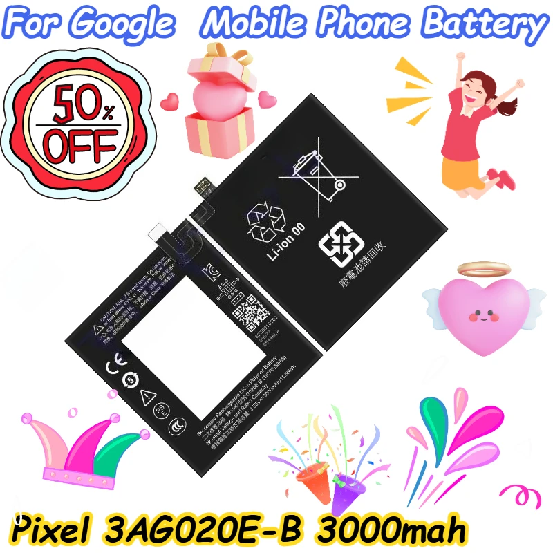 

Аккумулятор для мобильного телефона Google Pixel 3A G020E-B 3000 мАч