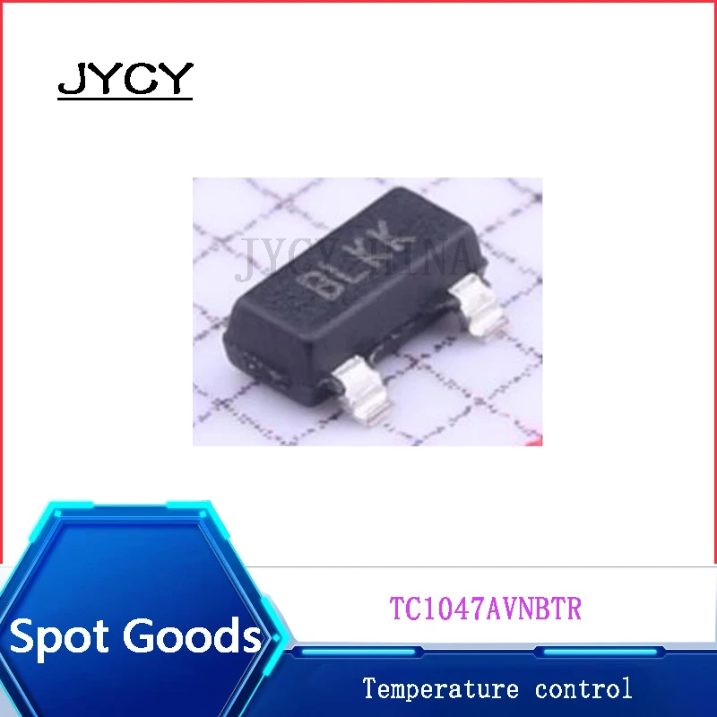 

3pcs/LOTE TC1047AVNBTR NEW Precision Temperature-to-Voltage Device TC1047 BL** SOT23-3 Temperature Sensor