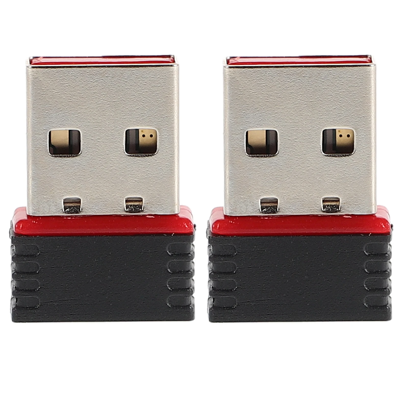 

2Pcs Wireless Usb Wifi Adapter High Speed Network Receiver For Pc Desktop Computer Internet Accessory
